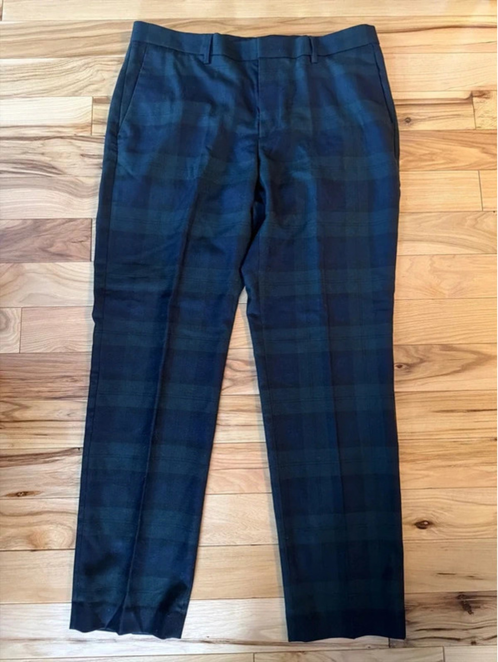 Men’s J. Crew Plaid Bowery Pants Slim 34 x 30 Awesome!